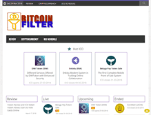 Tablet Screenshot of bitcoinfilter.com